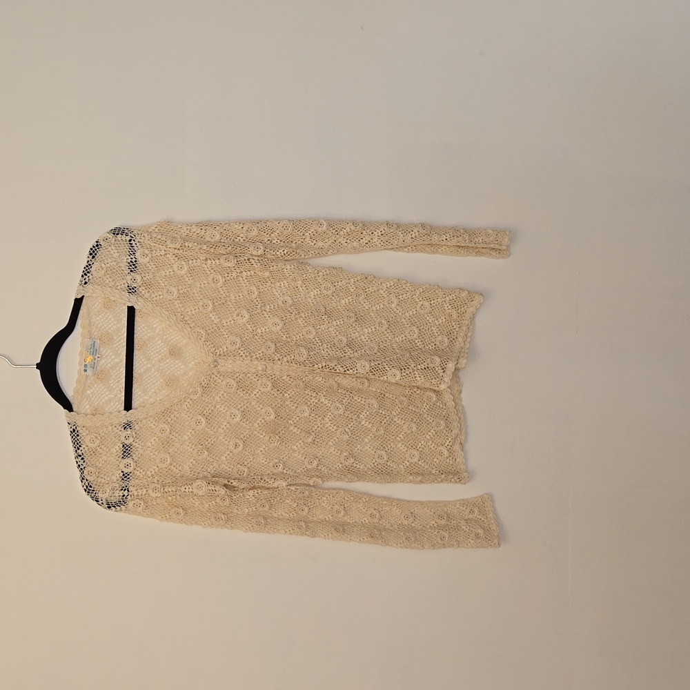 Vintage crocheted cardigan